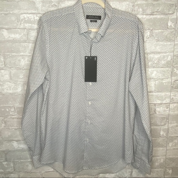 Zara Other - NWT! Zara Man Skull Print Button Down Large